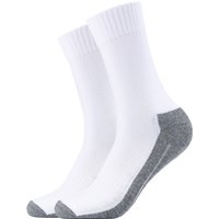 2er Pack camano Pro Tex Crew Funktionssocken 0001 - white 39-42 von CAMANO