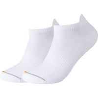 2er Pack camano Sport Multifunktions-Sneakersocken 1000 - white 35-38 von CAMANO