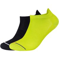 2er Pack camano Sport Multifunktions-Sneakersocken 7500 - lime 35-38 von CAMANO