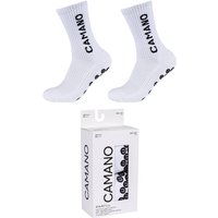 2er Pack camano function organic grip Allrounder Socks 1000 - white 35-38 von CAMANO