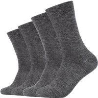 4er Pack camano Online ca-soft tex wool Socks 0003 - grey 43-46 von CAMANO