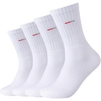 4er Pack camano Red Classics Baumwoll Tennissocken 1000 - white 47-49 von CAMANO