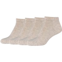 4er Pack camano Soft Bamboo Sneakersocken 8200 - nature melange 36-40 von CAMANO