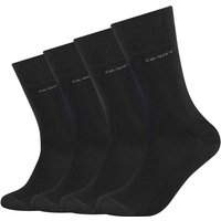 4er Pack camano Soft Crew Socken 0005 - black 43-46 von CAMANO