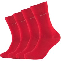 4er Pack camano Soft Crew Socken 3500 - true red 39-42 4er Pack camano Soft Crew Socken 3500 - true red 39-42 von CAMANO