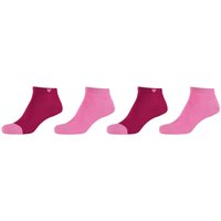 4er Pack camano Soft Hearts Sneakersocken Damen 4454 - phlox pink 35-38 von CAMANO