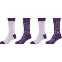 4er Pack camano Soft Wild Dots Crew Socken Damen 4898 - mulberry purple 35-38 4er Pack camano Soft Wild Dots Crew Socken Damen 4898 - mulberry purple 35-38 von CAMANO