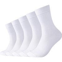 5er Pack camano Red Classics Crew Socken 1000 - white 43-46 von CAMANO