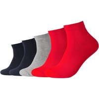 5er Pack camano Red Classics Quarter Socken 3500 - true red 43-46 von CAMANO