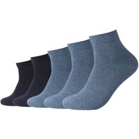 5er Pack camano Red Classics Quarter Socken 5500 - denim melange 35-38 5er Pack camano Red Classics Quarter Socken 5500 - denim melange 35-38 von CAMANO