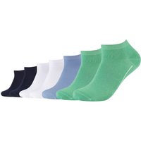 7er Pack camano Soft GOTS Bio-Baumwoll Sneakersocken 6610 - spring bud 35-38 von CAMANO