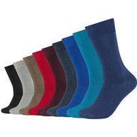 9er Pack camano Comfort Baumwoll Crew Socken 5703 - jeans mix 43-46 von CAMANO