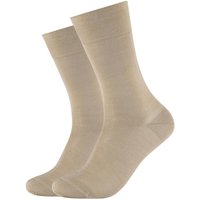 camano Men ca-soft mercerised business Socks 2p 0018 - sand 39-42 von CAMANO