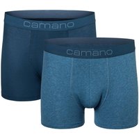 2er Pack camano Men comfort BCI cotton Boxershorts 5803 - blue mix XL von CAMANO