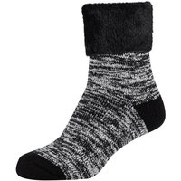 camano Mouline Cosy Crew Socken Damen 9999 - black 39-42 von CAMANO