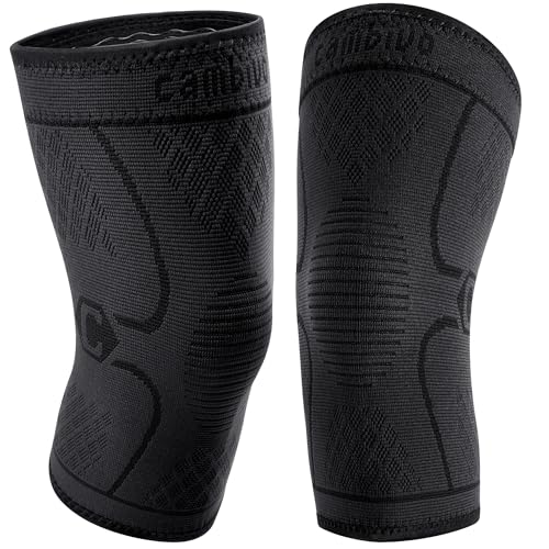 CAMBIVO 2 x Kniebandage Damen Männer, Orthopädische Kniebandage hilfreich Erholung bei Meniskusriss, ACL und Arthritis, Bandage Knie für Laufen, Wandern, Joggen, Sport, Volleyball CAMBIVO 2 x Kniebandage Damen Männer, Orthopädische Kniebandage hilfreich Erholung bei Meniskusriss, ACL und Arthritis, Bandage Knie für Laufen, Wandern, Joggen, Sport, Volleyball von CAMBIVO