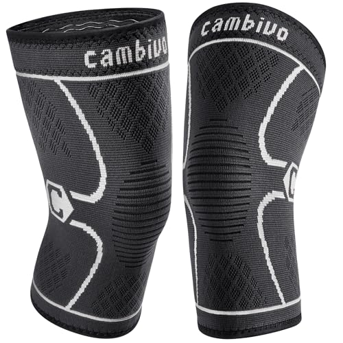 CAMBIVO 2 x Kniebandage Damen Männer, Orthopädische Kniebandage hilfreich Erholung bei Meniskusriss, ACL und Arthritis, Bandage Knie für Laufen, Wandern, Joggen, Sport, Volleyball CAMBIVO 2 x Kniebandage Damen Männer, Orthopädische Kniebandage hilfreich Erholung bei Meniskusriss, ACL und Arthritis, Bandage Knie für Laufen, Wandern, Joggen, Sport, Volleyball von CAMBIVO