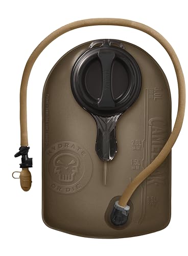 CamelBak Mil Spec Crux 2,835.0 g/3L Short Reservoir - Taktische Trinkblase - Schnellere Wasserdurchflussmenge - Auslaufsichere Wasserblase - Ergonomische Form - Big Bite Valve - BPA-Frei, Braun CamelBak Mil Spec Crux 2,835.0 g/3L Short Reservoir - Taktische Trinkblase - Schnellere Wasserdurchflussmenge - Auslaufsichere Wasserblase - Ergonomische Form - Big Bite Valve - BPA-Frei, Braun von CAMELBAK