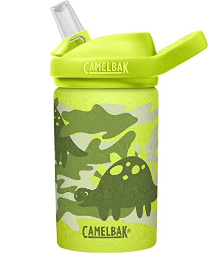 CamelBak Unisex – Babys Trinkflasche-8296824 Trinkflasche, Dino Camo, 0.42 Liter von CAMELBAK