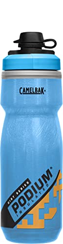 Camelbak Podium Dirt Series Chill Sportwasserflasche, Quetschflasche, Lauf- und Fahrradwanderung Blau/Orange von CAMELBAK