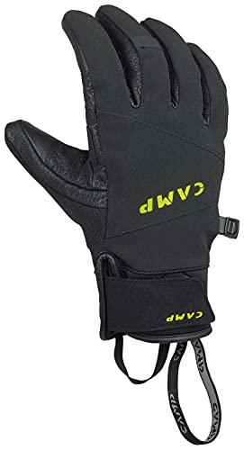 CAMP Geko Ice Pro Schwarz - Primaloft wasserdichte isolierte Eiskletter Handschuhe, Größe M - Farbe Black von CAMP