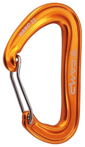 CAMP Nano 22 Karabiner, Unisex, Orange, Einheitsgröße von CAMP