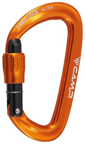 C.A.M.P. Orbit Lock Karabiner, Orange, Einheitsgröße von C.A.M.P.