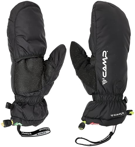 CAMP Tempest Mitt Evo Schwarz - Primaloft Praktische wetterbeständige Handschuhe, Größe S - Farbe Black von CAMP