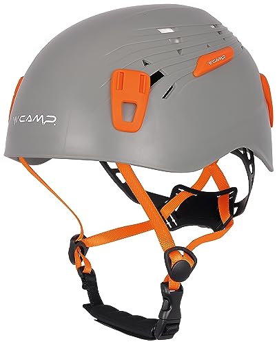 CAMP Titan Grau - Komfortabler robuster Hardshell Kletterhelm, Größe Größe 2 - Farbe Grey von CAMP