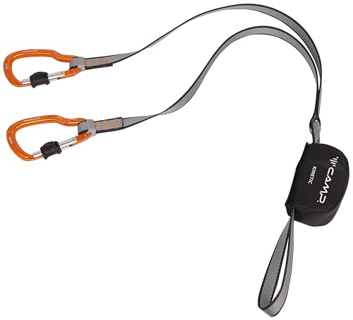 C.A.M.P. Unisex-Adult Kinetic-Klettersteigset, Grau/Schwarz/Orange, Einheitsgröße C.A.M.P. Unisex-Adult Kinetic-Klettersteigset, Grau/Schwarz/Orange, Einheitsgröße von C.A.M.P.