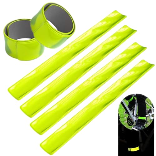 CANCYCC 6 Stück Reflektorband, Reflektorbänder Schnapparmbänder Reflektierend Schnapparmband für Kinder Erwachsene Jogger und Radfahrer CANCYCC 6 Stück Reflektorband, Reflektorbänder Schnapparmbänder Reflektierend Schnapparmband für Kinder Erwachsene Jogger und Radfahrer von CANCYCC