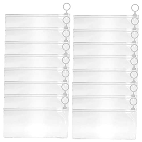 CANIGHT 30 Stück Transparente Schreibwarenetuis, Schreibwaren Organizer, Stiftbehälter, Reißverschluss Design, Stifttaschen, PVC Stiftaufbewahrungstasche, Durchsichtige Bleistifttasche, CANIGHT 30 Stück Transparente Schreibwarenetuis, Schreibwaren Organizer, Stiftbehälter, Reißverschluss Design, Stifttaschen, PVC Stiftaufbewahrungstasche, Durchsichtige Bleistifttasche, von CANIGHT