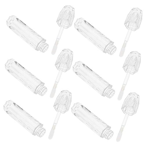 CANIGHT 6 Stück Transparente Lipgloss Halter Aus Klarglas Lipgloss Behälter Und Flaschen Für Lippenpflege Ideal Mitgebsel Für Partys Und Veranstaltungen von CANIGHT