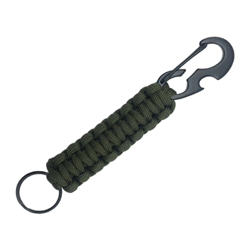 CANNXI Paracord-Schlüsselanhänger, Paracord-Schlüsselanhänger, geflochtenes Paracord-Schlüsselband, Schlüsselanhänger, Clip, Paracord mit Ringhaken von CANNXI