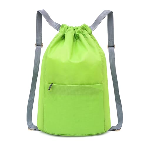 CANNXI Trainingstasche für Damen und Herren, Rucksack, Kordelzug hinten, Fußball, Strand, Ausrüstung, Turnrucksack, Sporttasche zum Schwimmen von CANNXI