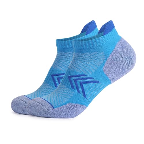 Damen-Laufsocken, gepolsterte Sportsocken, Knöchelsocken für Spaziergänge, Radfahren, Baumwollsocken, Sneaker-Socken von CANNXI