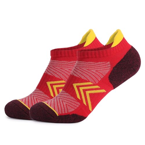 Damen-Laufsocken, gepolsterte Sportsocken, Knöchelsocken für Spaziergänge, Radfahren, Baumwollsocken, Sneaker-Socken von CANNXI