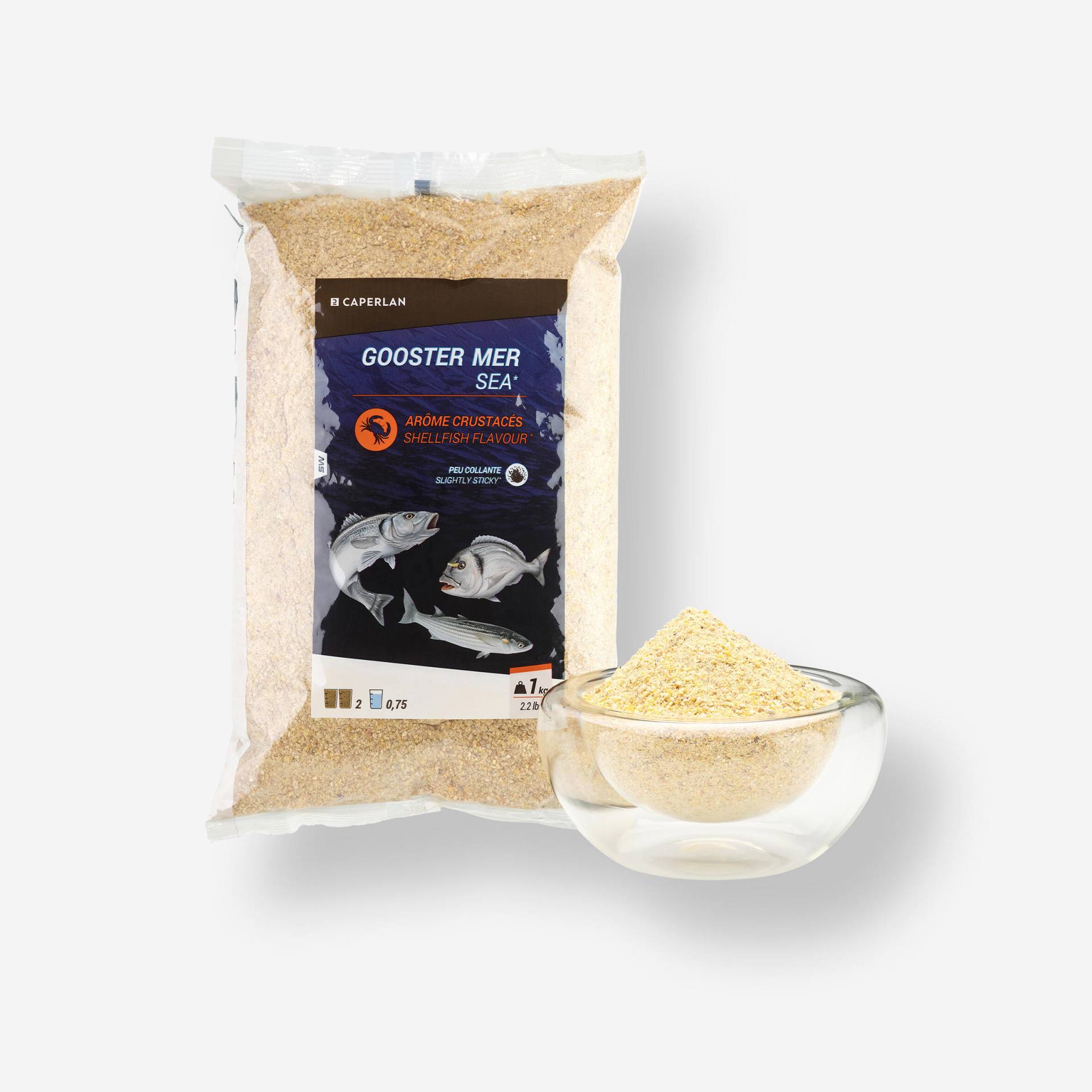 Angelfutter Meeresangeln Gooster 1 kg Angelfutter Meeresangeln Gooster 1 kg von CAPERLAN