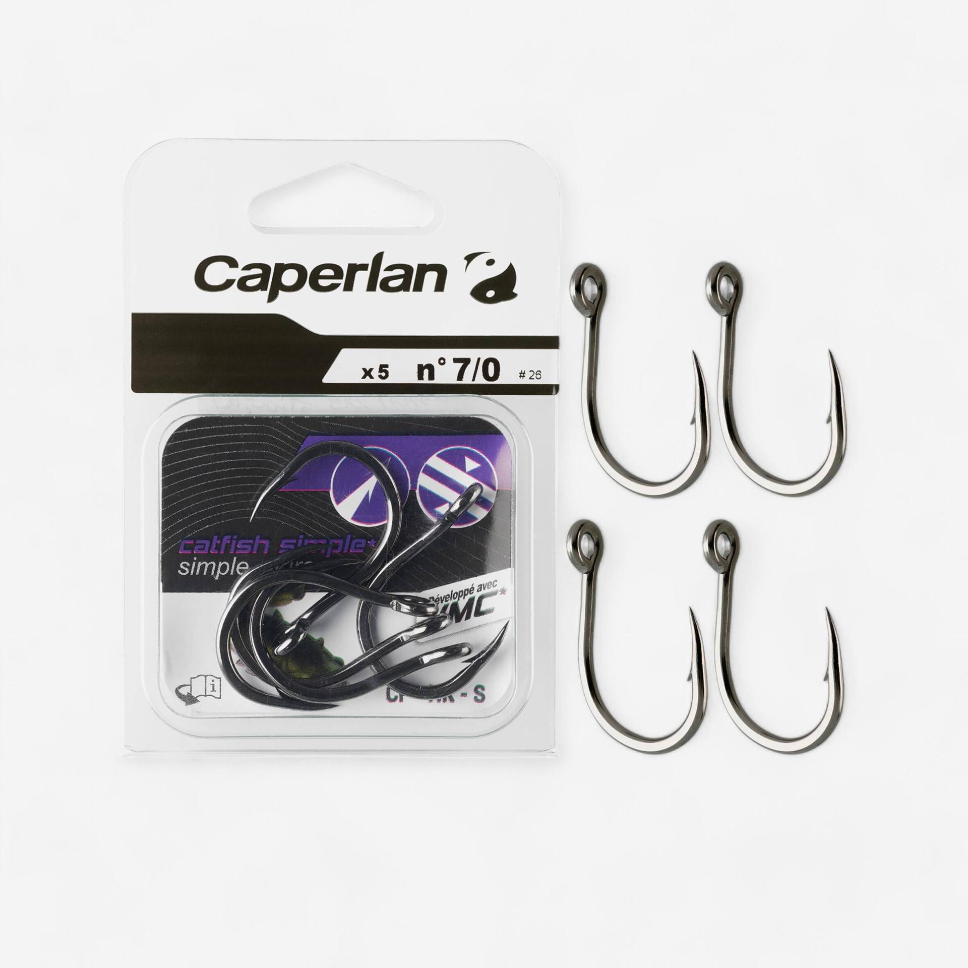 Angelhaken einfach CF HK S 7/0 Welsangeln Angelhaken einfach CF HK S 7/0 Welsangeln von CAPERLAN