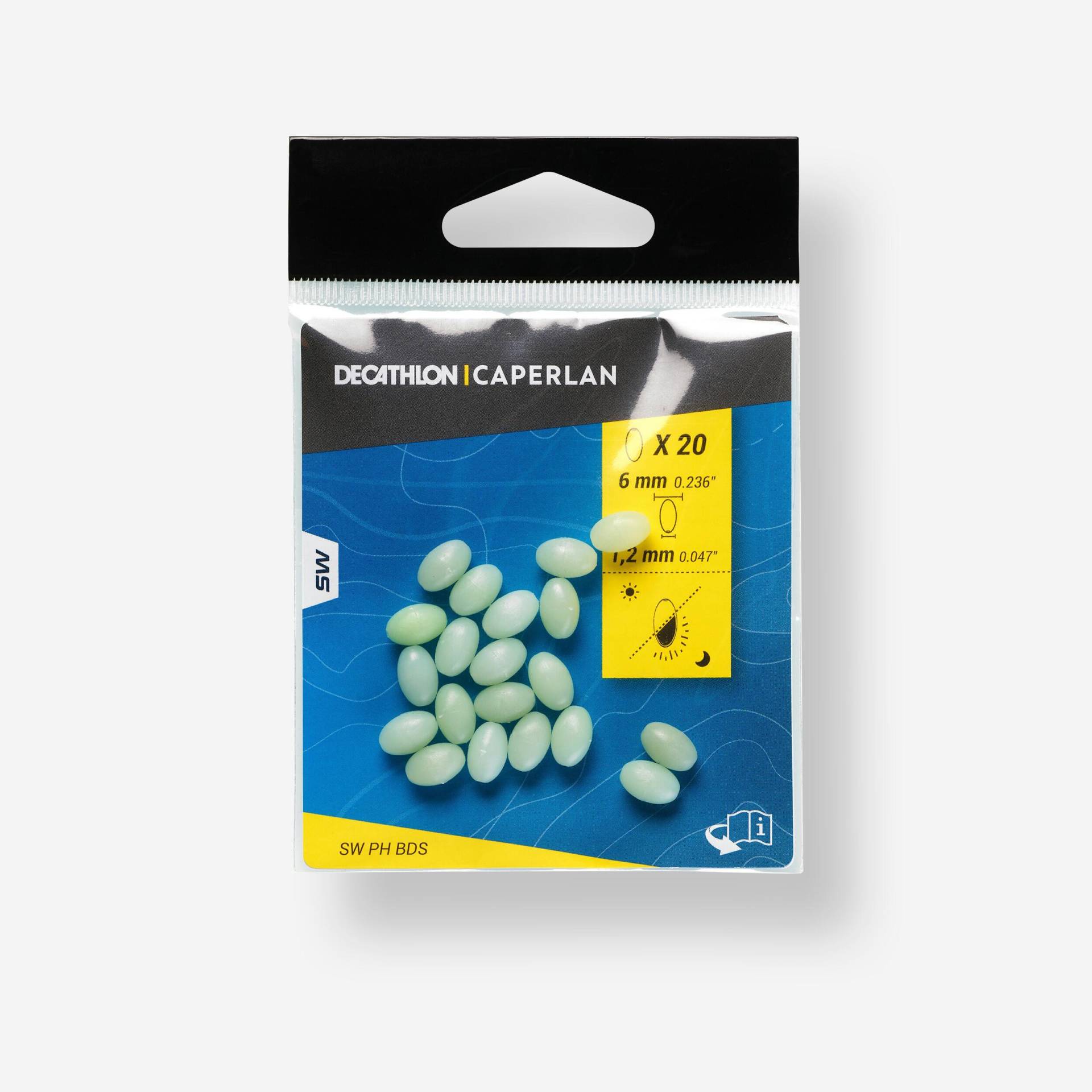 Angelperle phosphoreszierend 6 mm Angelperle phosphoreszierend 6 mm von CAPERLAN