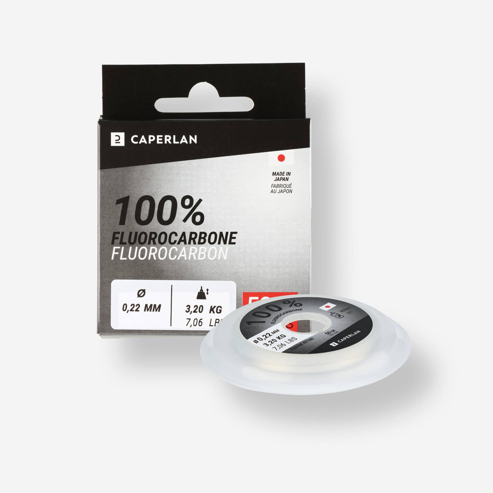 Angelschnur Fluorocarbon 100 % 50 m von CAPERLAN