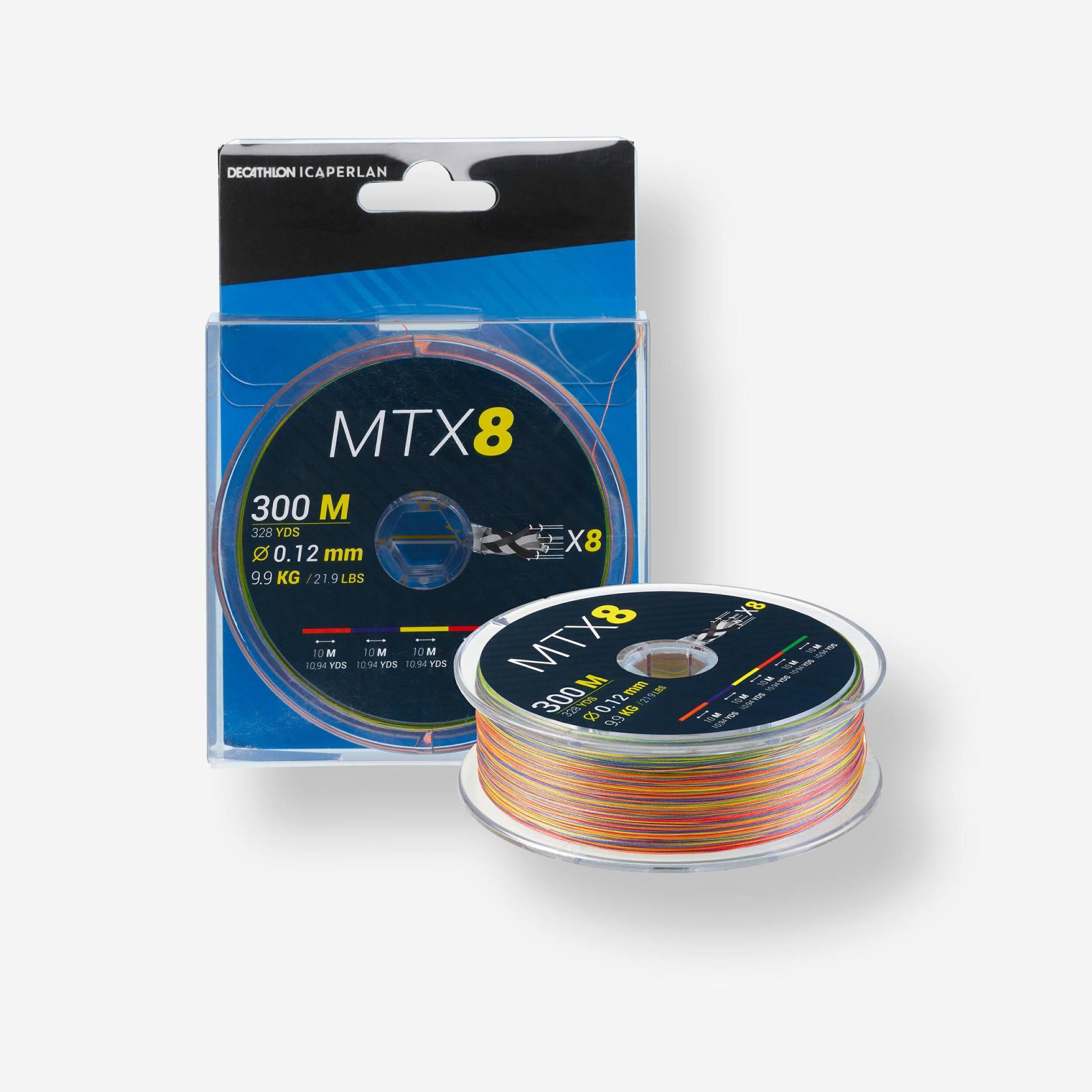 Angelschnur achtfach geflochten MTX8 Multicolor 300 m 12/100 Angelschnur achtfach geflochten MTX8 Multicolor 300 m 12/100 von CAPERLAN