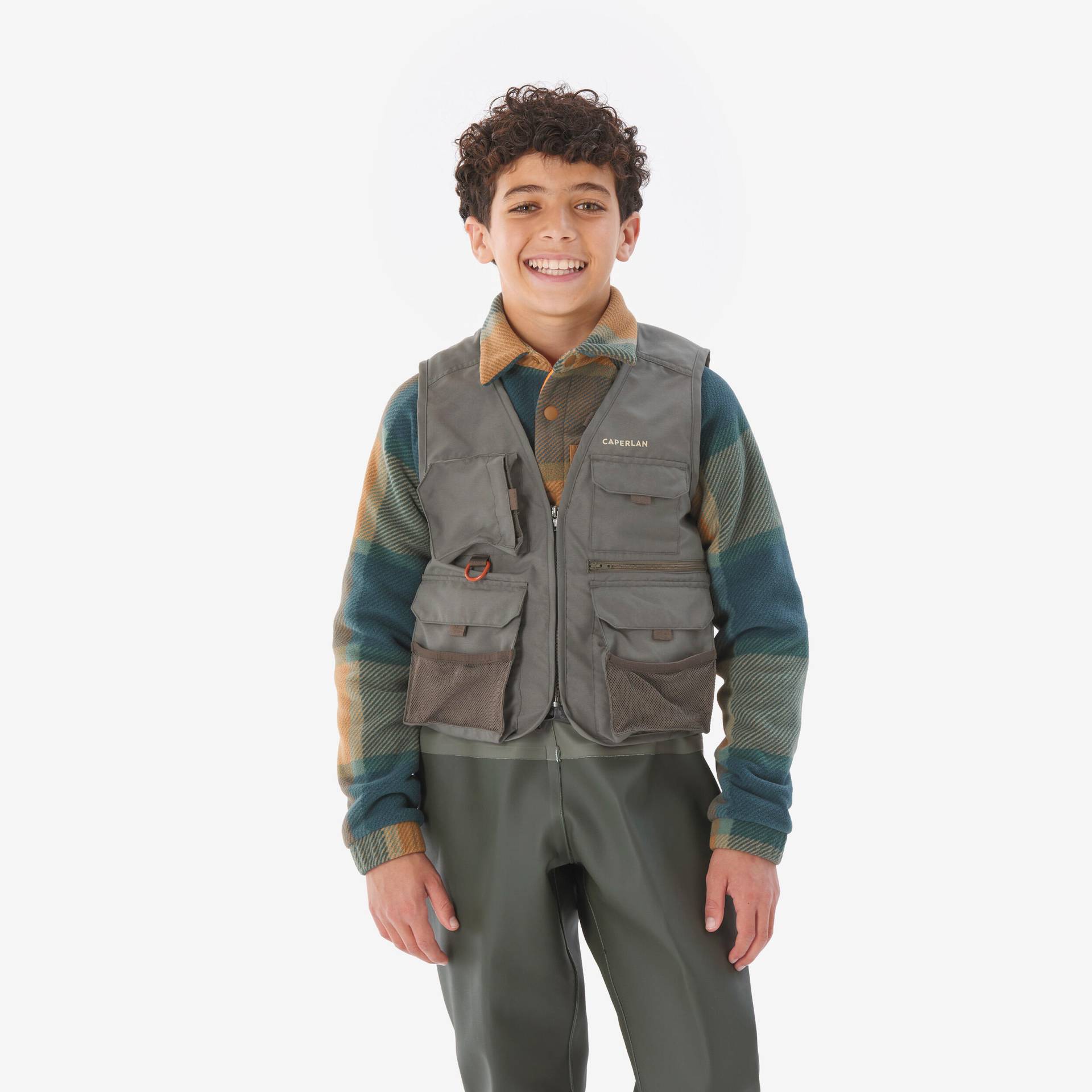 Angelweste FV 100 S Kinder khaki Angelweste FV 100 S Kinder khaki von CAPERLAN