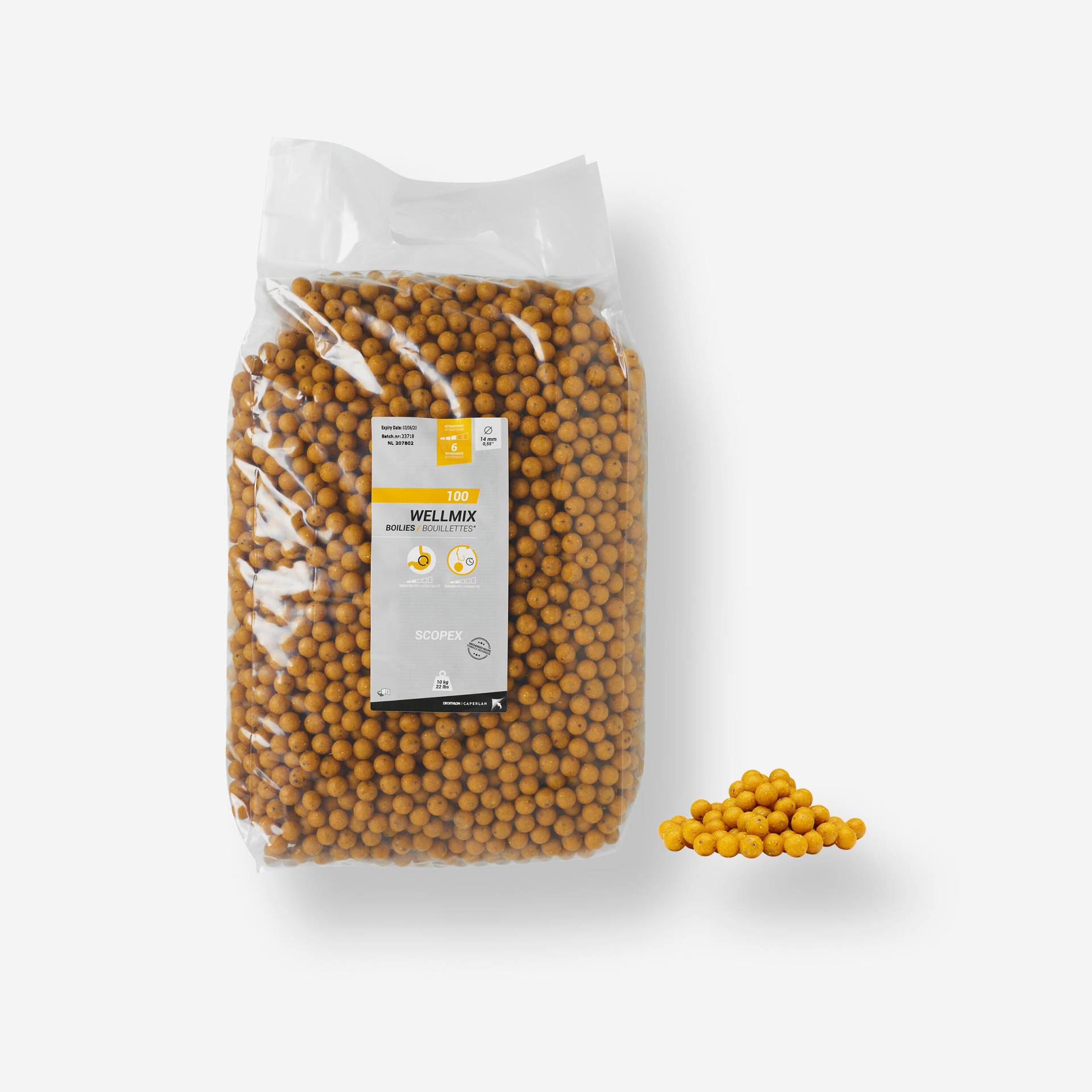 Boilies Wellmix Scopex 14 mm 10 kg Boilies Wellmix Scopex 14 mm 10 kg von CAPERLAN