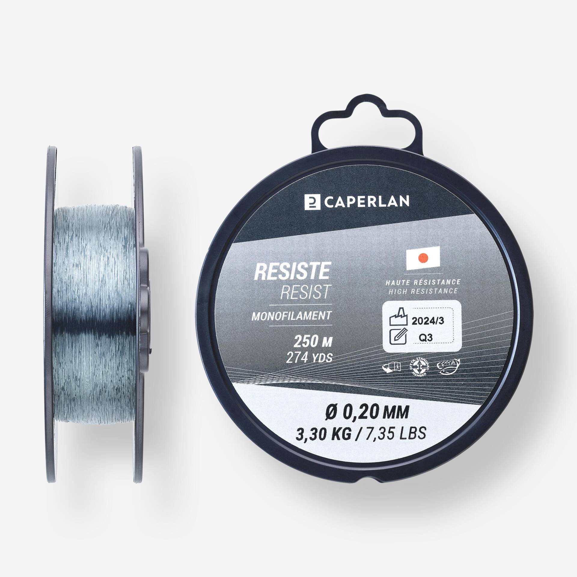 Hauptschnur Line Resist 250 m grau Hauptschnur Line Resist 250 m grau von CAPERLAN