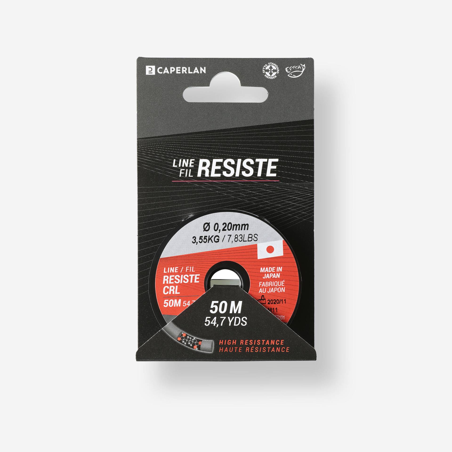 Hauptschnur Line Resist CRL 50 M 0.20 mm Hauptschnur Line Resist CRL 50 M 0.20 mm von CAPERLAN