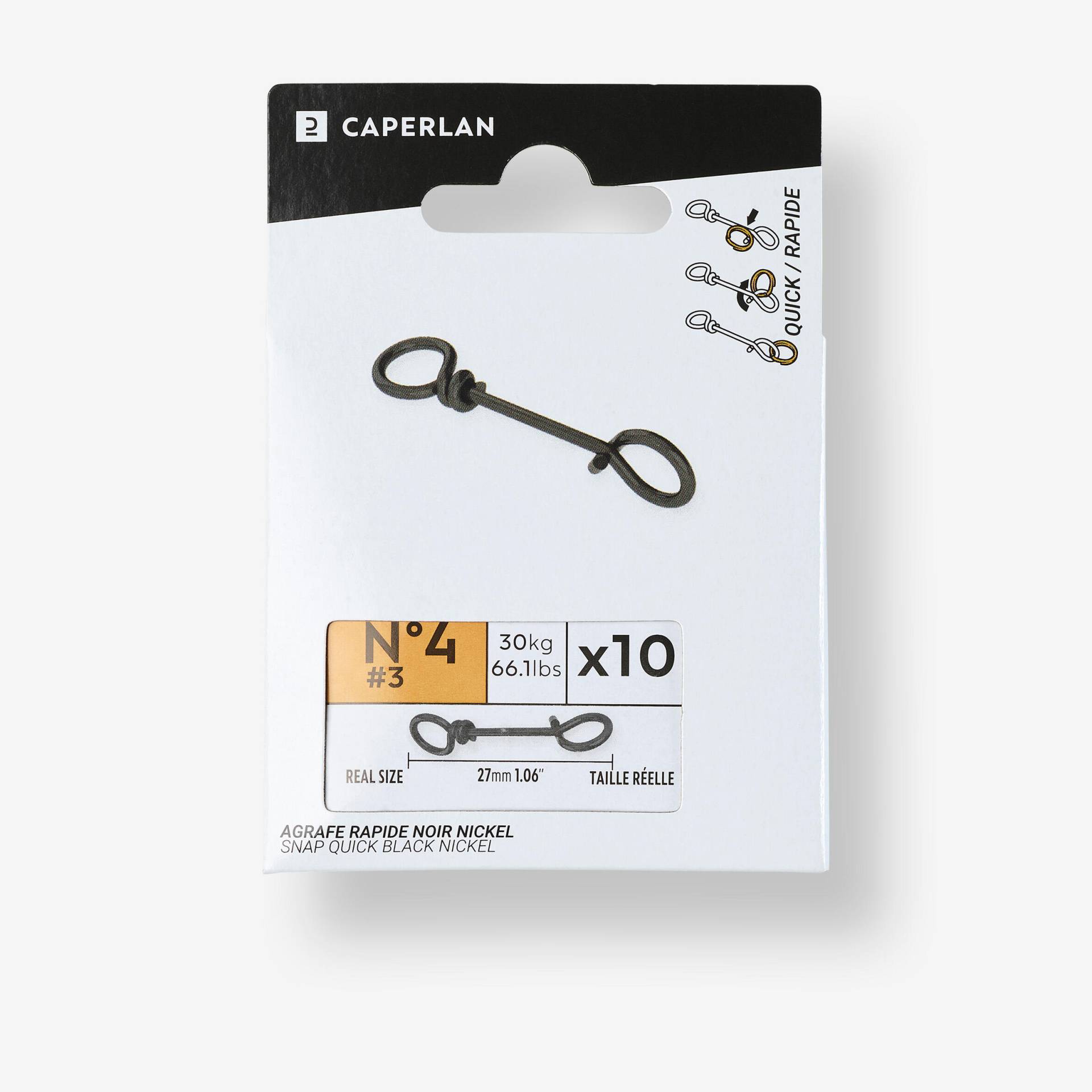 Karabiner Rapid Black Nickel Karabiner Rapid Black Nickel von CAPERLAN