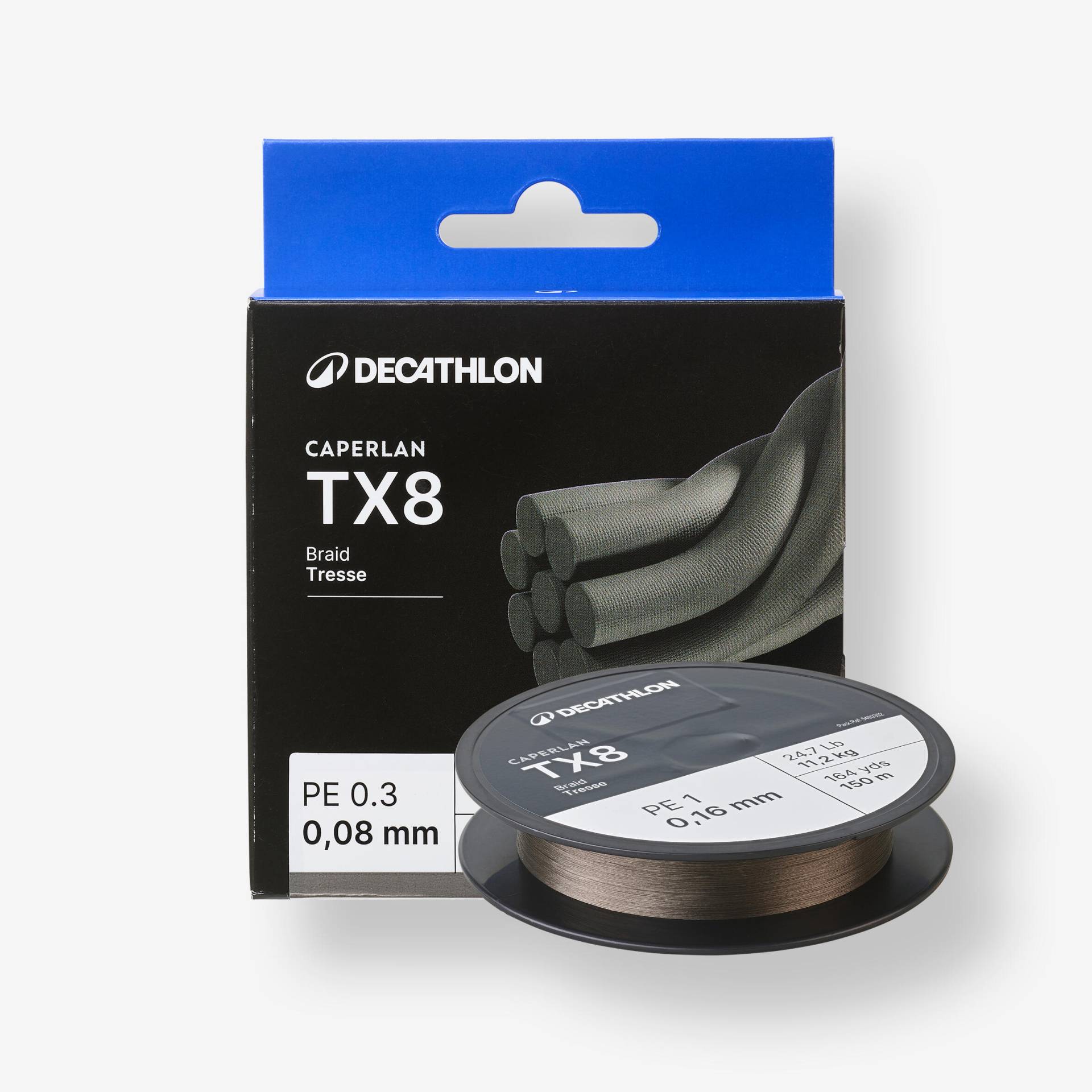 Multifilschnur TX8 grau Spinnfischen Multifilschnur TX8 grau Spinnfischen von CAPERLAN
