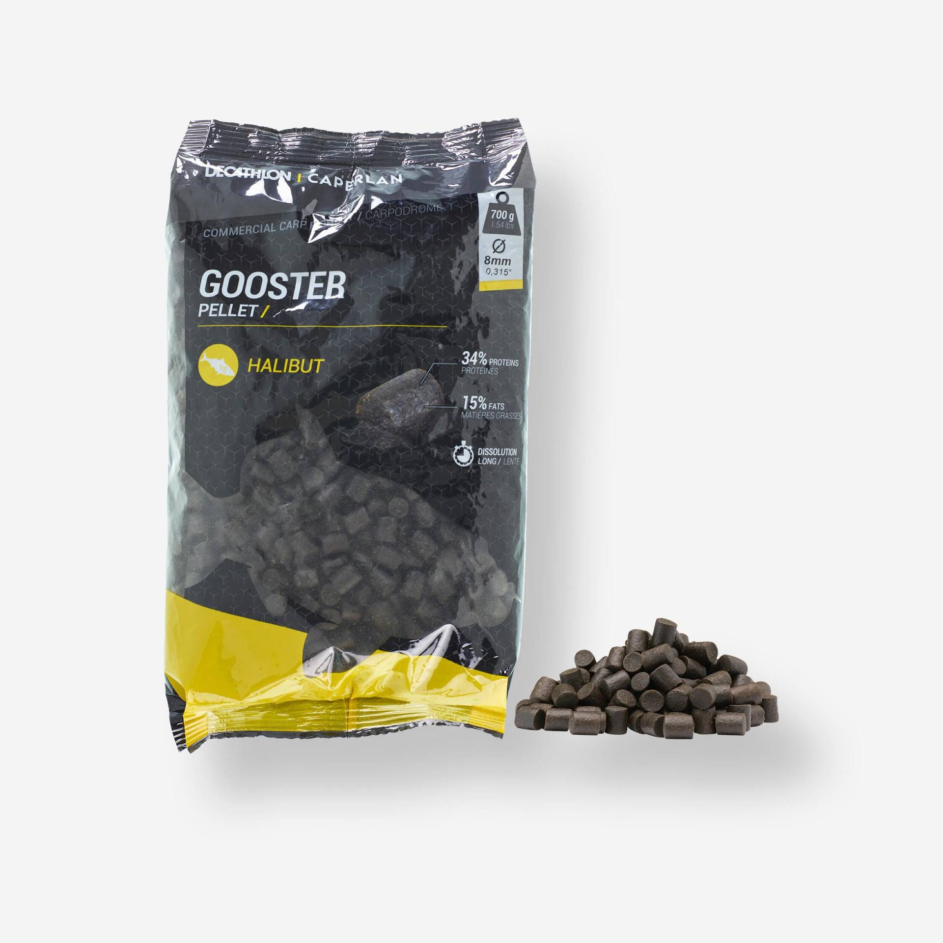 Pellets Gooster Heilbutt 8 mm 0.7 kg Pellets Gooster Heilbutt 8 mm 0.7 kg von CAPERLAN