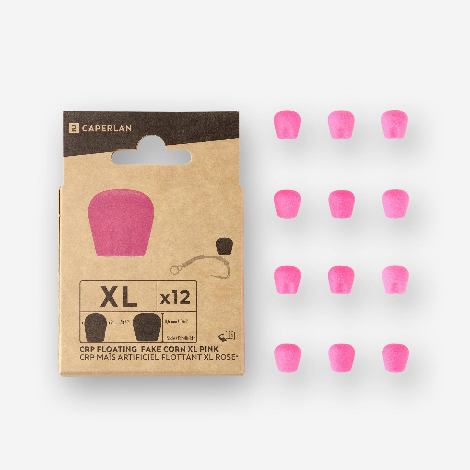Pop-Up-Mais Karpfenangeln XL rosa 12 Stk. Pop-Up-Mais Karpfenangeln XL rosa 12 Stk. von CAPERLAN